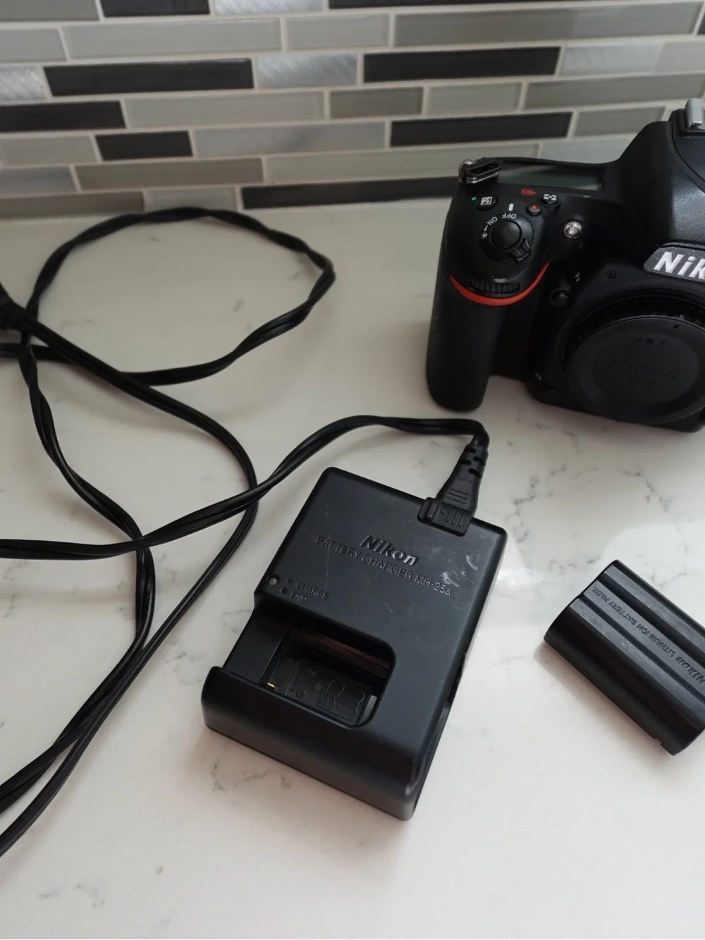 Nikon D750 DSLR Camera Body - Black with Red Accent